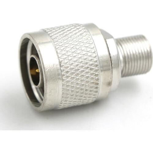 1pcs N Male Plug To F Female Jack N-Type To F Connector RF Coaxial Adapter Connector For Satellite Receiver Signal Amplifier