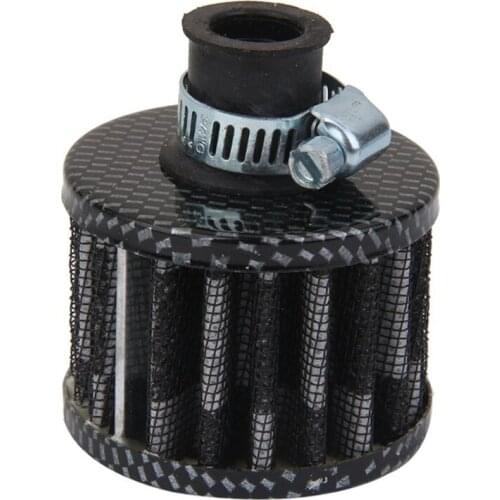 12mm Car Air Filter Car Car Turbo Ventilation Breather Carter, Black