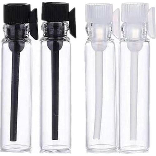DHL Free Shipping 3000/Lot 1 ml Small Glass Perfume Bottle, 1 CC Mini Tester Glass Perfume Vials, glass bottle