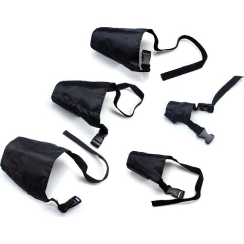5Pcs/Set Dog Muzzles for Anti-biting Anti-barking Anti-chewing Safety Prot Adjustable Breathable Safety Small Medium Large Extra
