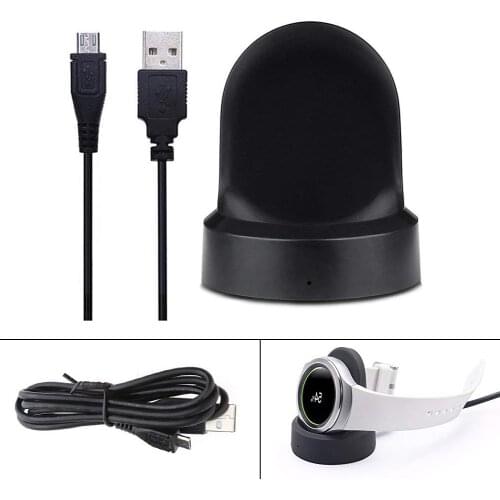 Wireless Fast Charger Base ForSamsung Galaxy Watch / Gear S2 / S3 / Gear Sport R600 Charging Cable High Quality Charger Dock