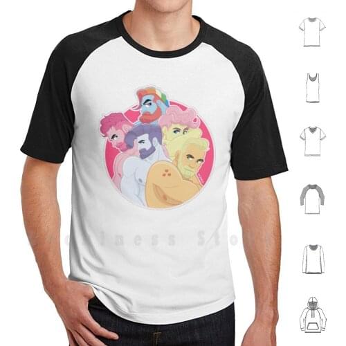 Bronys Team T Shirt Big Size 100% Cotton Brony Cartoon Beard Bearded Male Wonkamon Fanart Mexico Colors Friendship Team Cute