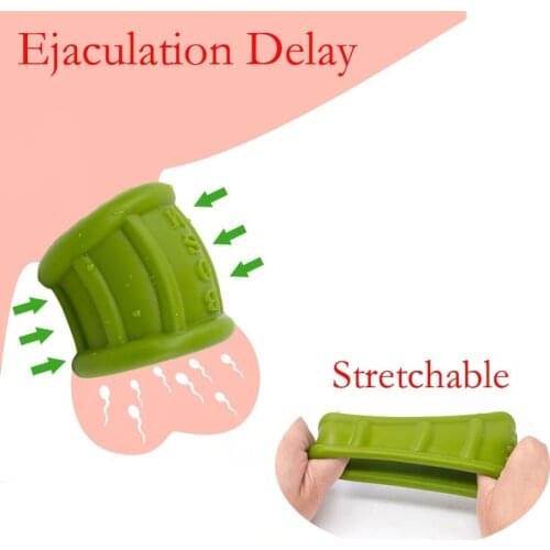 Soft Liquid Silicone Scrotum Bondage Penis Ring Male Delay Ejaculation Stimulation Cock Rings Sex Toys