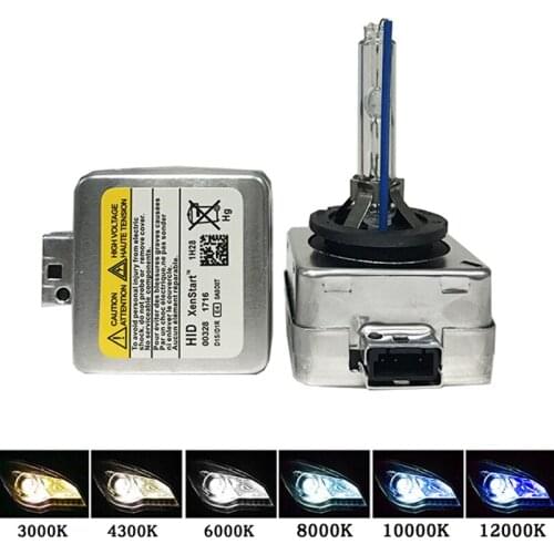 Xenon HID Bulb D3S D3R 4300K 6000K 8000K HID Xenon Lamp 12V 35W Xenon HID Headlight Bulbs Lamps Replacement Bulbs (Pack of two)