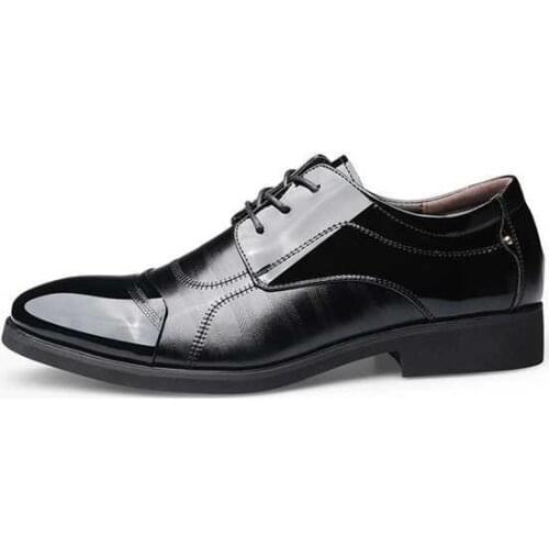 Mazefeng Brand 2020 Spring Fashion Mens Leather Shoes Wedding Business Dress Nightclubs Oxfords Breathable Working Lace Up Shoes