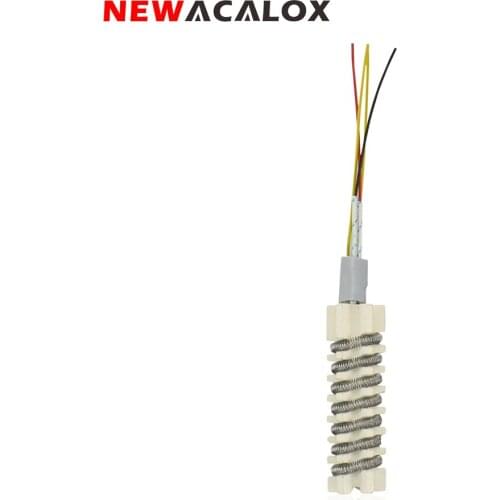 NEWACALOX 220V/110V Hot Air Gun Heating Element Ceramic Heating Core for 898 878D 858D 8586 Heat Gun Rework Soldering Repair