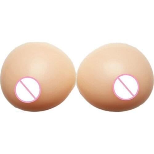 New New Round Artificial Silicone Breast Forms Fake Breasts for Crossdresser Postoperative Drag Queen Transvestite Mastectomy