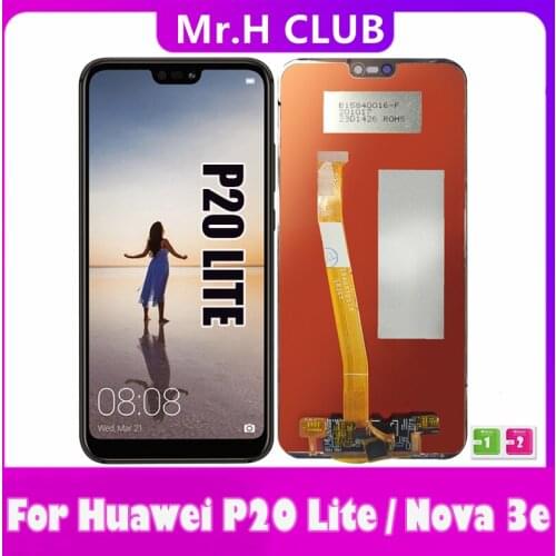 Original Display for Huawei P20 Lite LCD Screen for Huawei Nova 3e LCD Display Touch Screen Digitizer Assembly ANE-LX1 ANE-LX3