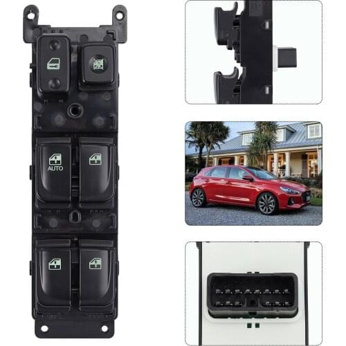 Colorlam Power Window Switch For Hyundai Sonata 93570-3K010 Front Left Master Power Window Regulator Switch For Hyundai 05-07