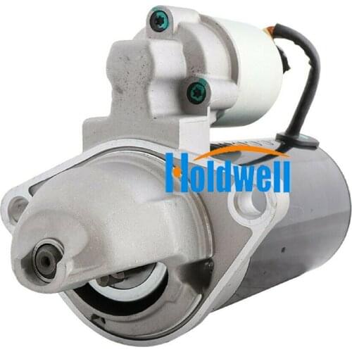 Holdwell Starter Motor 185086600 for Perkins Engine 403C-15 403D-15 404C-22 404D-22 103-10 103-15 104-19 104-22