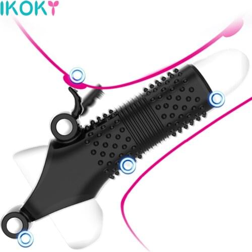 Penis Vibrating Ring Sex Toy for Couple Penis Vibrator Strap On Delay Vibrating Ring G spot Stimulator Adult Sex Product for Men