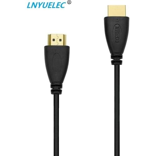 LNYUELEC High Speed HDMI Cable with Ethernet, Supports 1080p 3D and Audio Return, 0.3m 1m 1.5m 2m 3m 5m 7.5m 10m