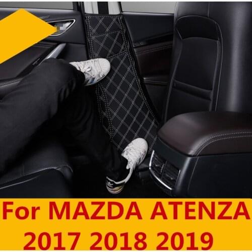 Seat belt buckle Protection pad B column Anti kick pad Interior decoration Auto Accessories For MAZDA ATENZA 2017 2018 2019