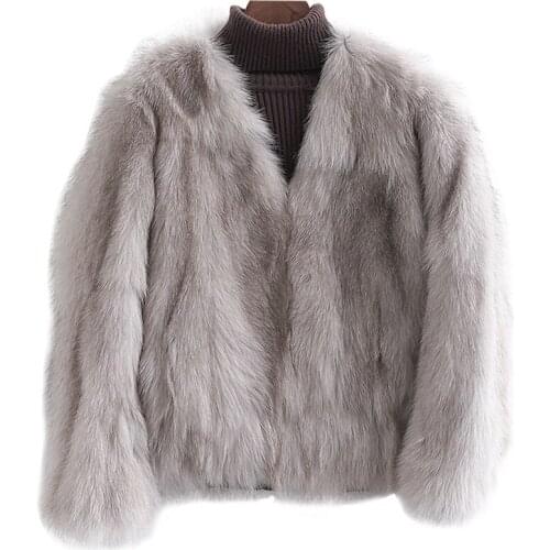 Winter Real Fox Autumn Korean Short Jacket Women Clothes Vintage Natural Fur Coat Chaqueta Mujer MY1018