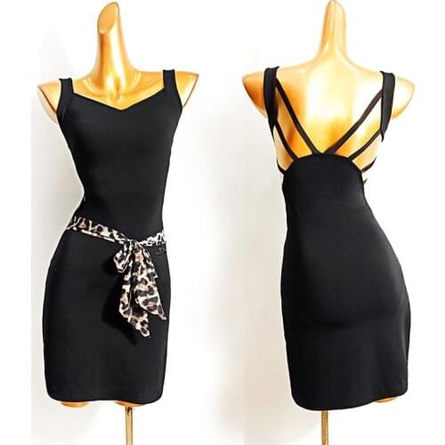 New Latin Dance Dress Women Sexy Backless Irregular Performance Clothing Samba Tango Salsa Cha Cha Competition Dancewear DN6350