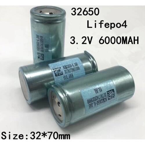 10pcs Lifepo4 32650 Battery Tf32650 3.2v 6Ah Cells 3.2v 6000 Mah 32700 3.2v 6000mah 18650 30A for Diy Pack Battery Power Tools