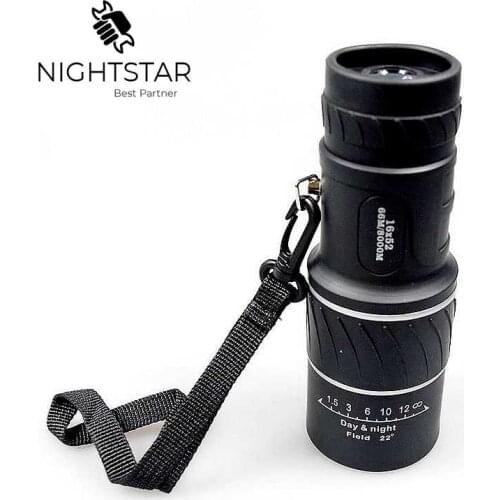 16x52 Portable HD OPTICS BAK4 Night Vision Monocular Telescope Telescopic Mirror Binoculars for Super High Power Magnifier