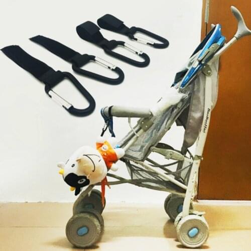 2pcs/lot Baby Stroller Accessories Hook Multifunctional Baby Stroller Black High Quality Shopping Bag Clip Stroller Accessories