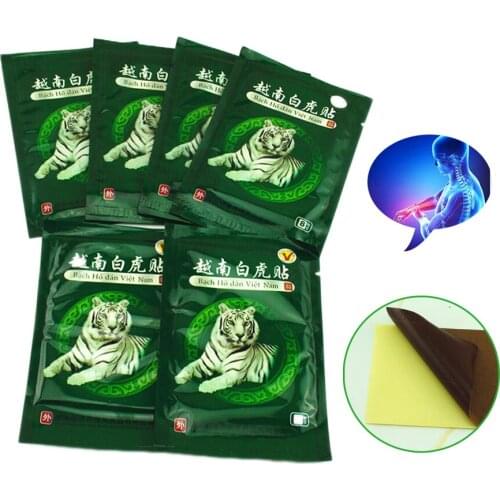 48pcs/6bags Vietnam White Tiger Balm Massage Creams Meridians Arthritis Neck Body Massager Cervical Pain Patch Plaster JMN054