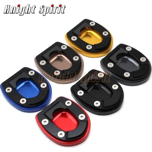 For Vespa GTS GTV300 GTS300 Super Tech Hpe 2019-2021 Aluminum Kickstand Foot Plate Side Stand Extension Pad Enlarge Extension