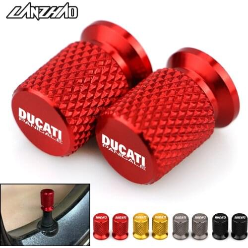 CNC Aluminum Tyre Valve Air Port Cover Stem Cap Motorcycle Accessories for Ducati Panigale 899 959 1299 1199 S R G V4 KN