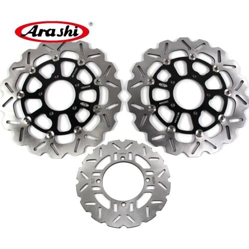 Arashi 1 Set For KAWASAKI Z800e Z800e-ABS 2013-2015 CNC Floating Front Rear Brake Discs Disks Brake Rotors Z800 2013 2014 2015