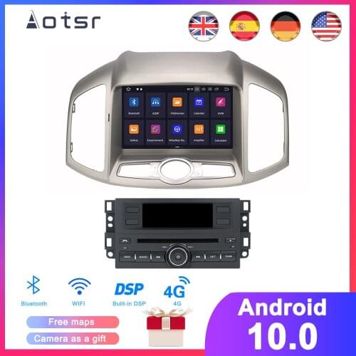 DSP Android 10.0 Car GPS Navigation DVD Player For Chevorlet Captiva 2012-2018 Car Auto Stereo Radio Multimedia Player Head Unit