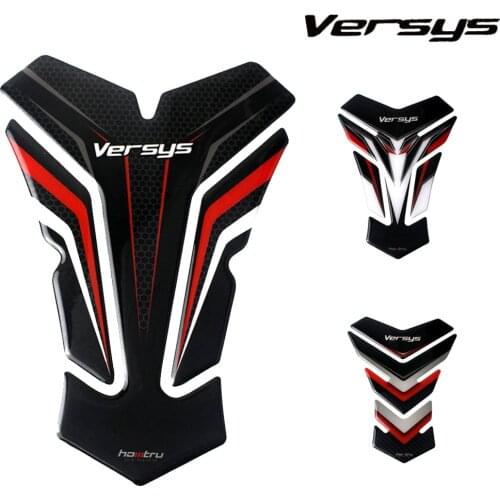 For Kawasaki Versys 650 / 650LT 1000 Versys-X300 3D Resin Tank Pad Protector For Motorcycle Decal Sticker