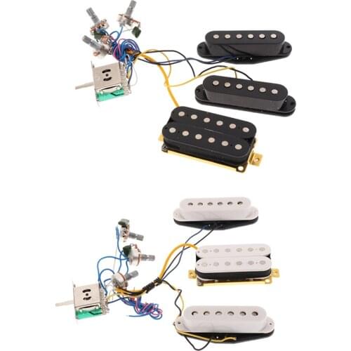 Guitar Wiring Harness Kit Prewired SSS Pickup Humbucker 3 Way Toggle