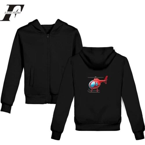 Tony Lopez Merch Elicopter Kids Zipper Hoodie Sweatshirts Man/Woman The Hype House Clothes Unisex Harajuku Tracksuit