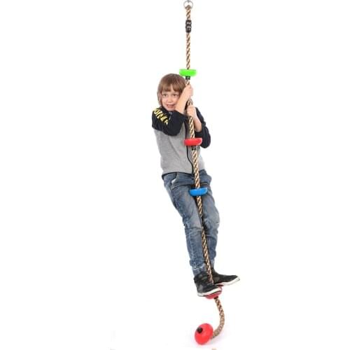 Colorful Climbing Rope Swing Kids Garden Playground Backyard Outdoor Swing Games Climbing Equipment Set Kids Fitness Toys