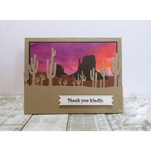 Cactus Desert Metal Cutting Dies Scrapbooking DIY Card Album Making Embossing Template Handicraft Decoration New Die Cut 2019
