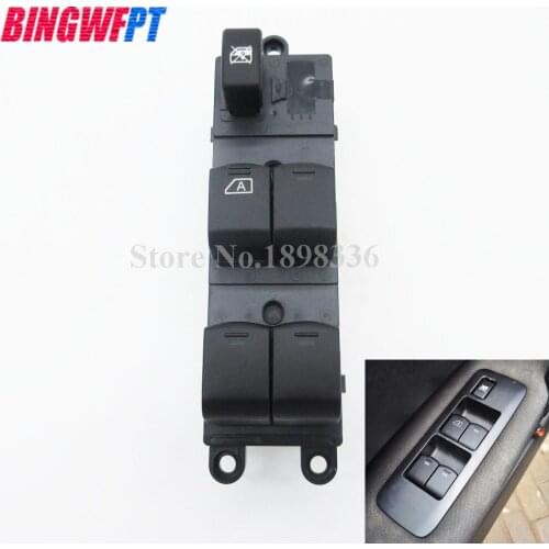 Auto Front Left Driver window lifter switch for Nissan Navara D40 For Qashqai J10 JJ10 Pathfinder R51 25401-4X00D 25401-4X01D