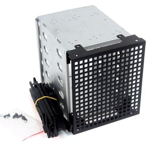 587D Large Capacity Stainless Steel HDD Hard Drive Cage Rack SATA Hard Drive Disk Tray Caddy for Computer Accessories