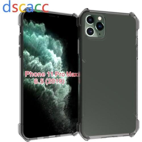 DSCACC Shockproof Case Back Cover for iPhone 11 6.1 11 PRO MAX 6.5 Armor Protective Phone Protector 200pcs