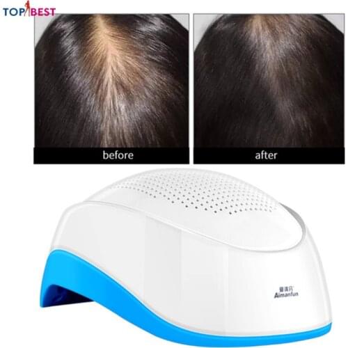Hair Growth Helmet 180Pcs Light Chips Professional Laser Hair Regrowth Hat Promote Grow Fast Treatment Cap Reduce Loss Device