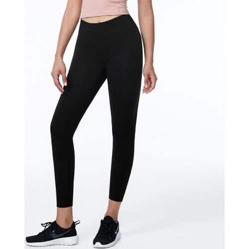 Fitness yoga pants non-marking material, high elasticity, sweat-absorbent, breathable thin section slim running slacks