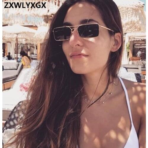 2021 Vintage Sunglasses Women Brand Designer Metal Frame Mirror Classic Retro Street Beat Glasses Men Driving Oculos De Sol