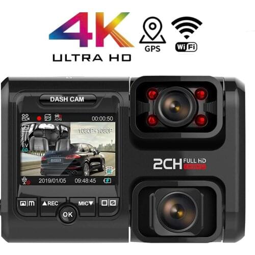 TAVIN 4K Car DVR Dash Cam with Rear View Camera Car Video Recorder Dual HD Night Vision Sony Starvis Image Sensor Dashcam