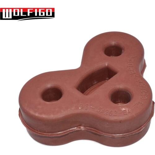 WOLFIGO New Exhaust-Rear Muffler Insulator C2C32948 For Jaguar XF XJL XE XFL 2008- Hanging Ear Ioop Plastic Rubber 2W935A262EA