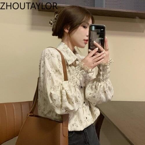 Блузки с принтом ZHOUTAYLOR China At AliExpress