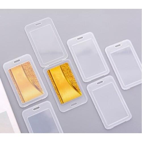 1pcs Waterproof Transparent Card Cover Women Men Student Bus Card Holder Case Business Credit Cards Bank ID Card Sleeve Protect