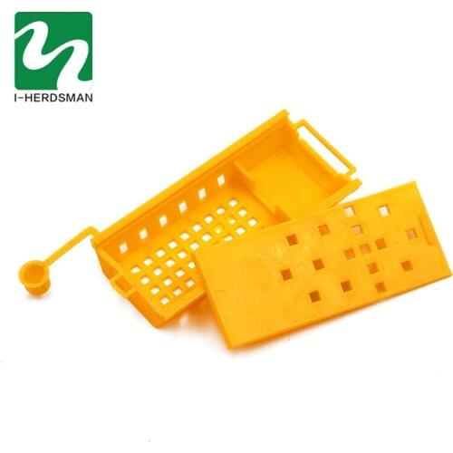 10 Pcs New Beekeeping Equipment Yellow Bee With Legs King Cage Beekeeper European Style Hive Beekeeping Tools Wholesale