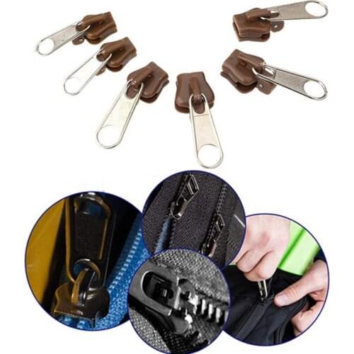 6pcs Universal zipper head plastic To Replace Zipper Sliding Teeth DIY sewing zipper head accessories Craft Sewing Supplies