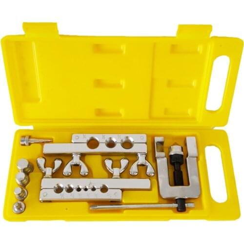 9pcs/set Steel Material Tube Expander Para Multitool kit Tools Car cooling Service tool fitting Flaring combination tool set