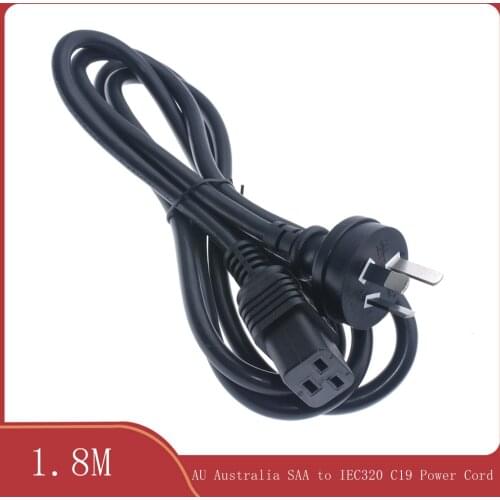 Iec C20 Australia 3 Pin Ac Lead Saa Plug Heavy Duty Extension Heavy-duty C19 Power Cord 250V 16A