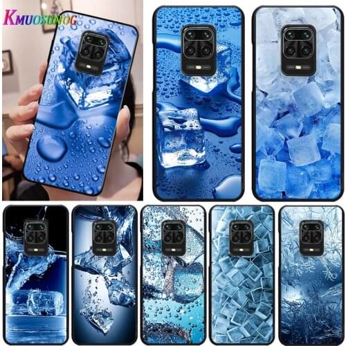 Ice Blue Water for Xiaomi Redmi K30S K30T K30 Ultra K30i K20 10X 9i 9A 9C 9T 9 Prime Pro Black Phone Case