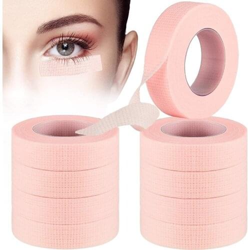 Color Eyelash Extension Tape Breathable Anti-allergy Easy to Tear Micropore Patch Professional Lashes Stickers Makeup Tools