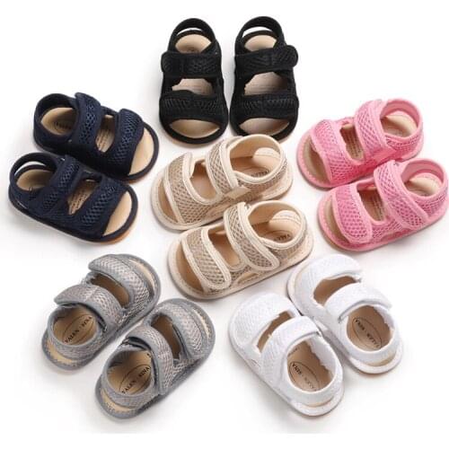 Children Summer Clogs 0-18M Newborn Infant Baby Girl Sneakers Toddler Soft Crib Walkers Shoes