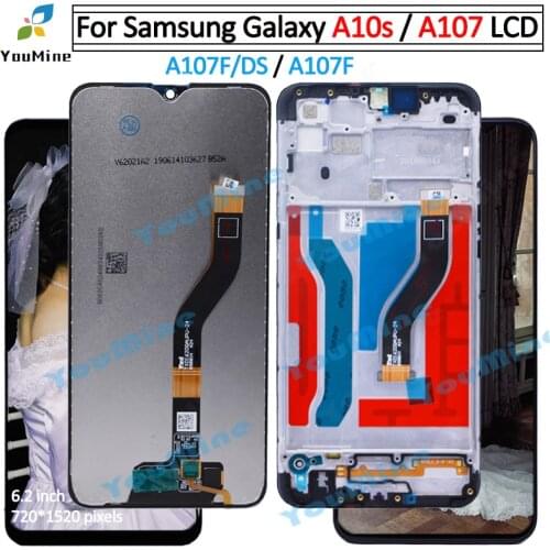 For Samsung Galaxy A10s A107 A107F A107F/DS LCD Display Touch Screen Digitizer Assembly for Samsung A10S lcd Replace